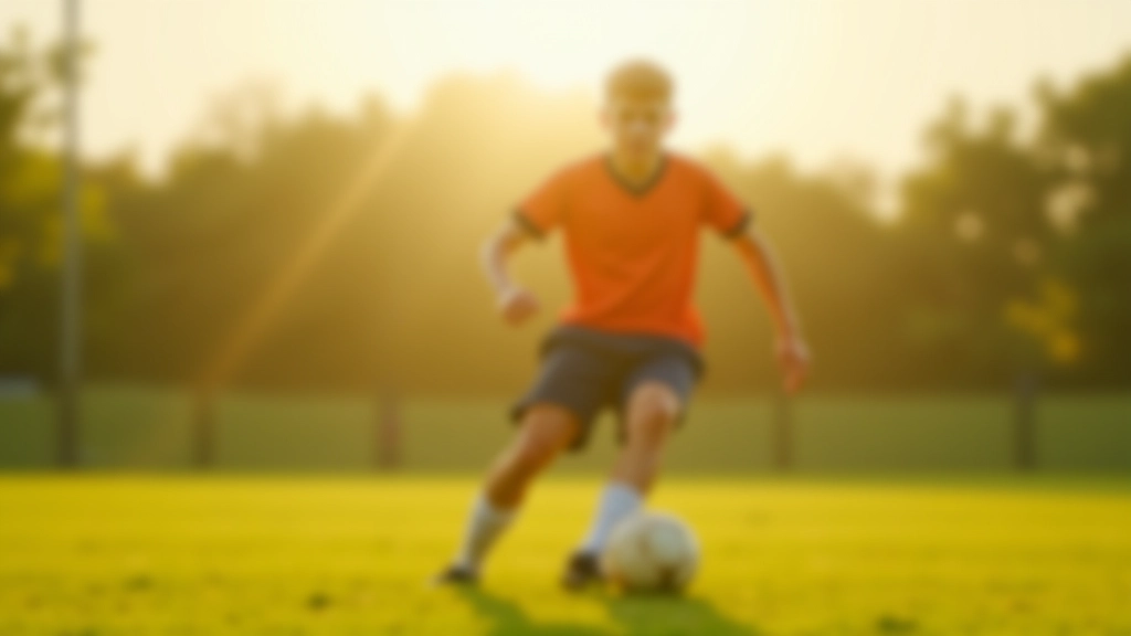 لاعب ناشئ يحقق تقدم واضح في أدائه خلال التدريبات المكثفة